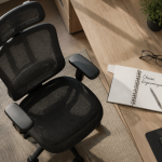 top chaise ergonomique vue bureau moderne