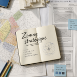 zonings web et urbain bureau architecte wireframe plan