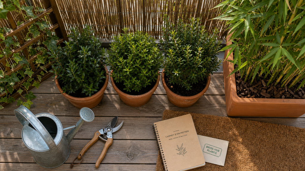 Brise vue plante persistante : bambou ou grimpante en pots