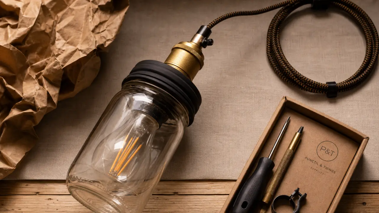 DIY lampe en bocal : matériel et étapes, ampoule LED