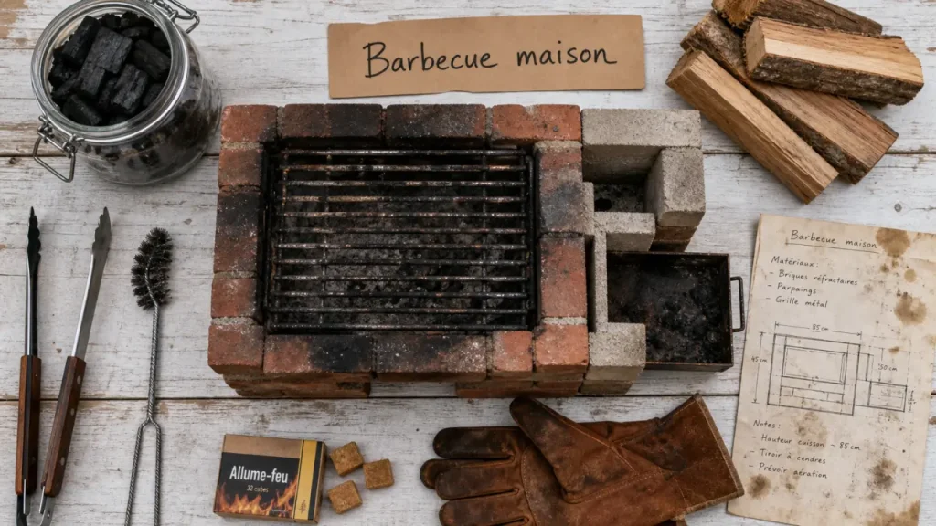 Faire un barbecue maison : bois, charbon ou gaz, erreurs de construction à éviter