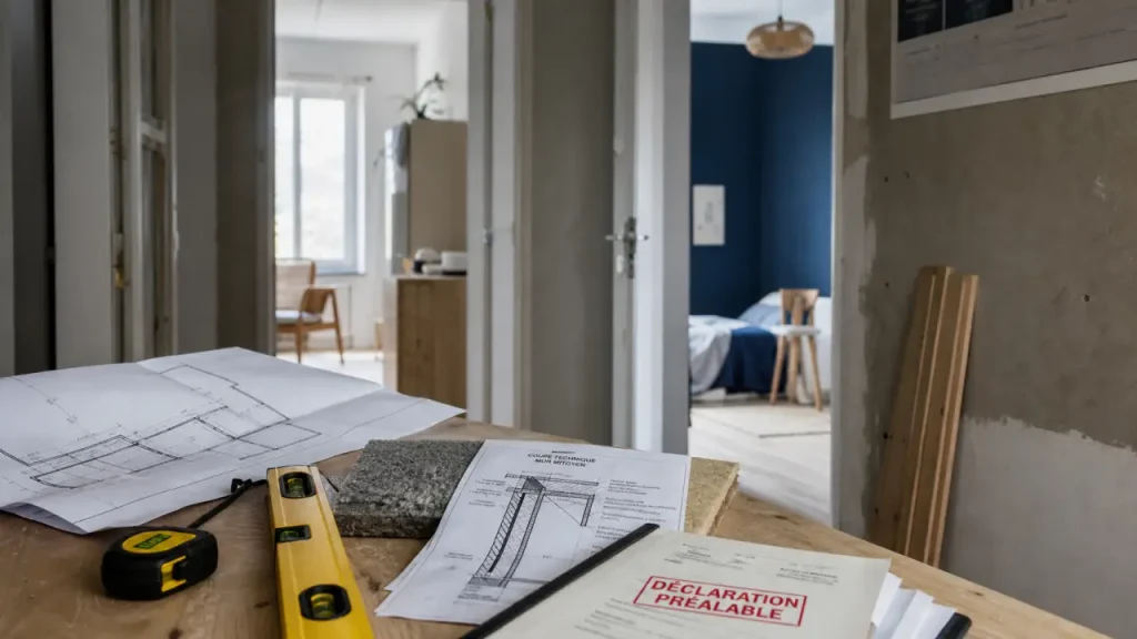 Maison divisée en 2 logements : plans et isolation pour la transformation intérieure