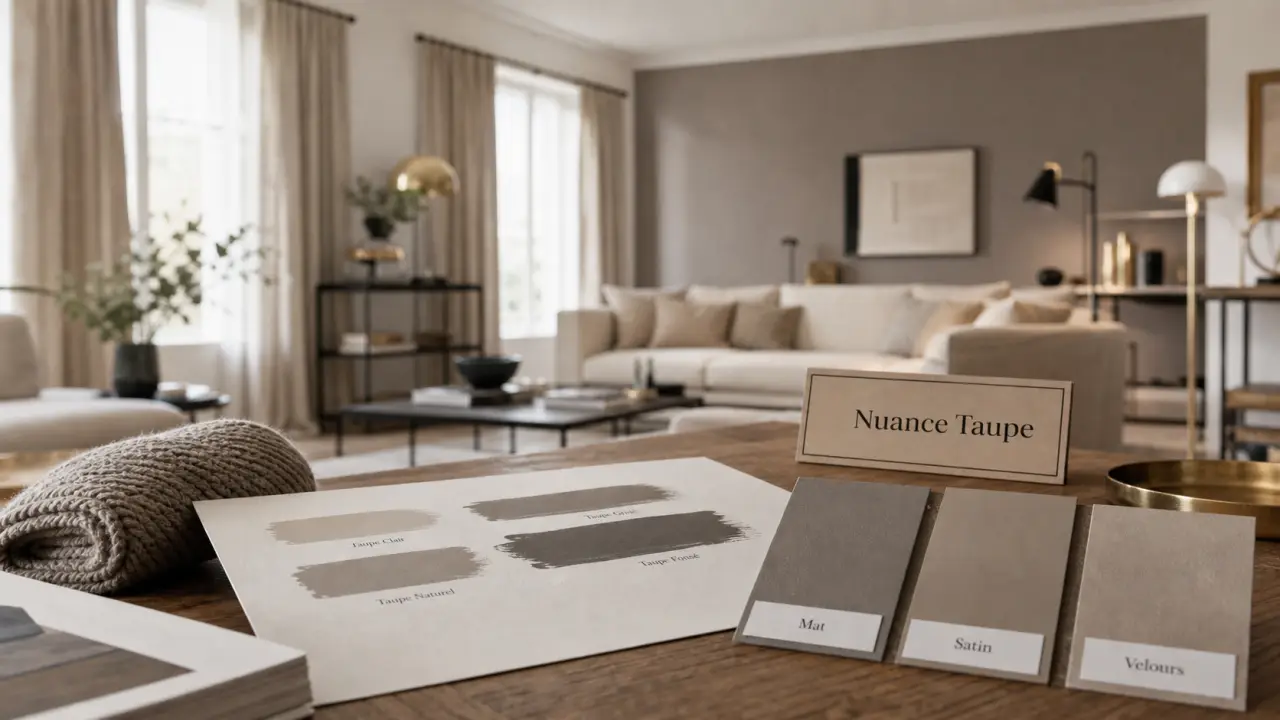 Peinture taupe : nuancier de teintes et finitions pour murs