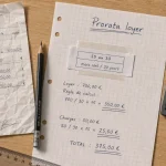 Prorata loyer calcul mois réel sur 30 jours