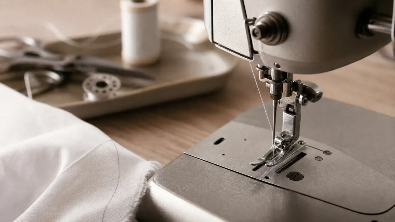 Tutoriel machine à coudre débutant : enfilage et canette sans bourrage