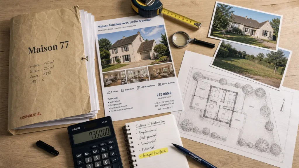 Achat maison 77 : comparer prix, terrains et communes avant de visiter