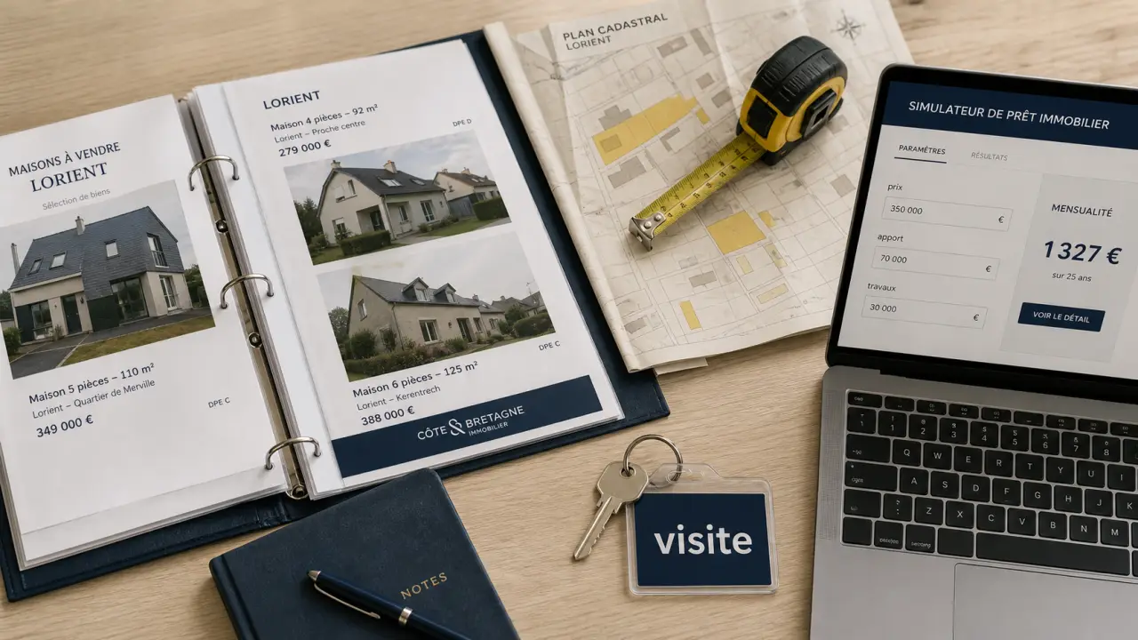 Achat maison Lorient : vérifier prix au m² et quartiers