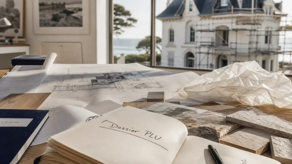 Architecte rénovation à La Baule : villas, PLU et suivi de chantier sans angle mort