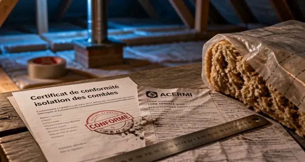 Isolation des combles : 49 % des installations non conformes, comment obtenir votre certificat ?