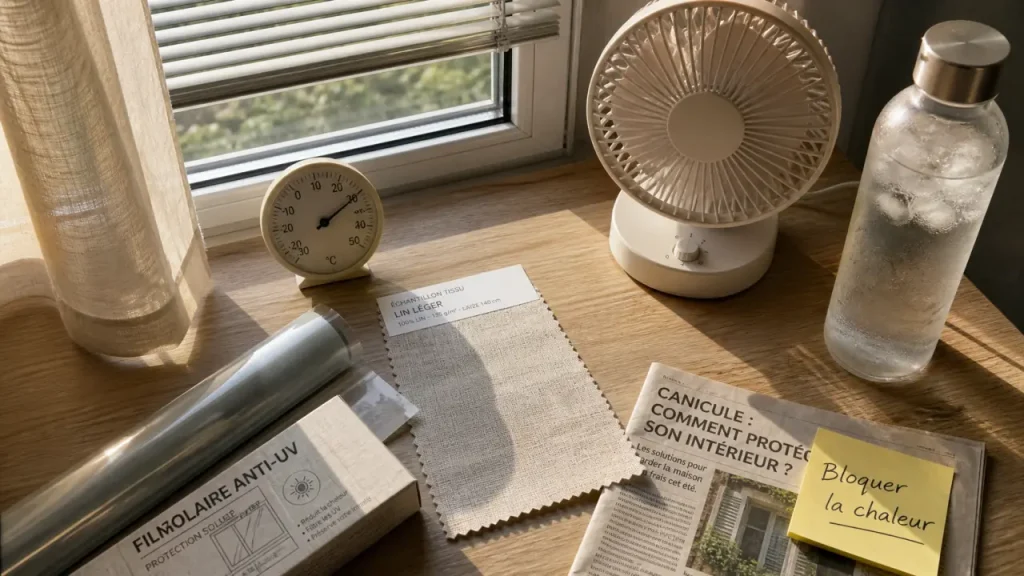 Volets fermés, courant d’air et ventilateur : les bons gestes pour rafraîchir une pièce sans clim