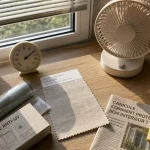 Rafraichir une piece : volets et ventilateur contre le courant d’air