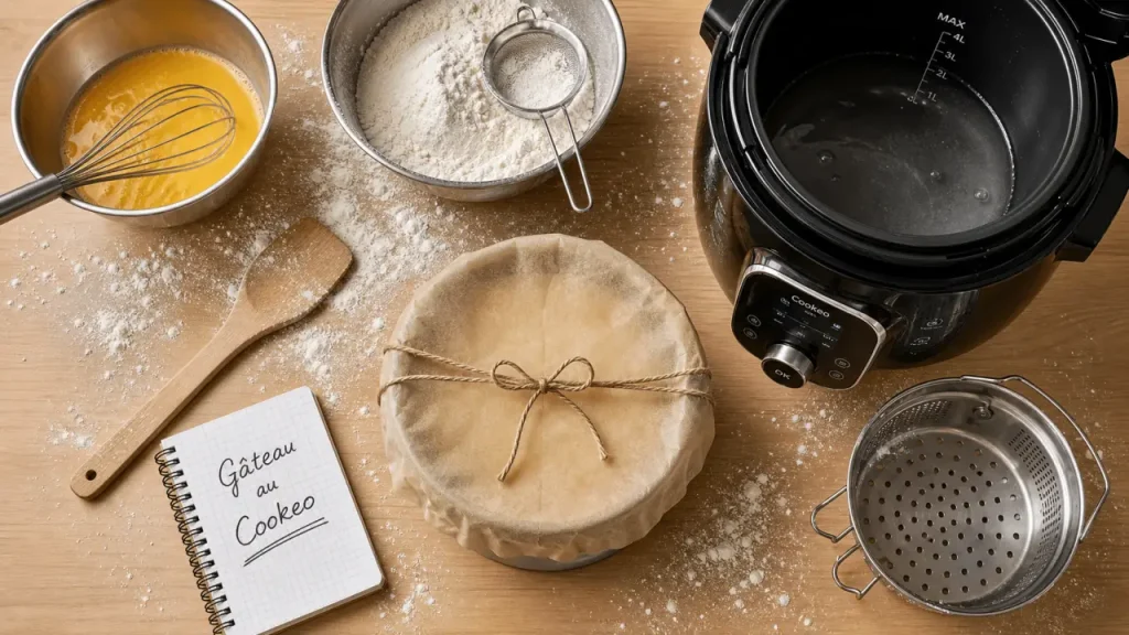 Gâteau au Cookeo : cuisson vapeur moelleuse en 38 minutes