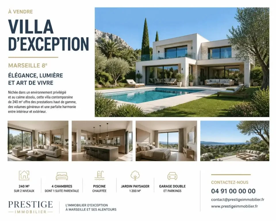 Villa avec piscine à vendre à Marseille
