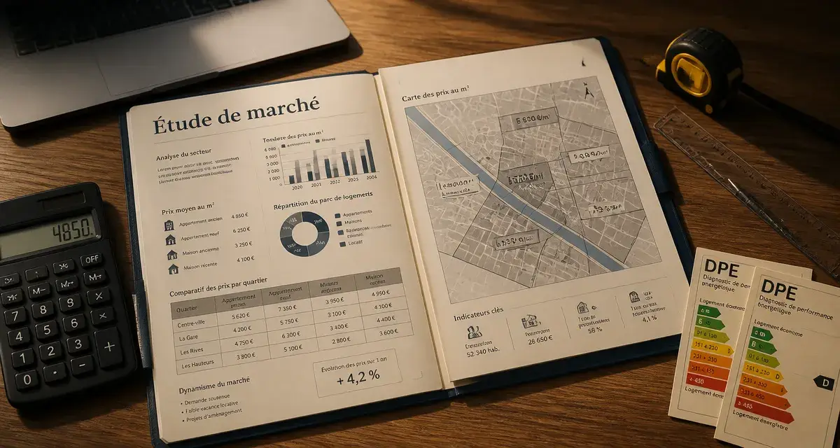 Étude de marché immobilier pour sécuriser un investissement immobilier