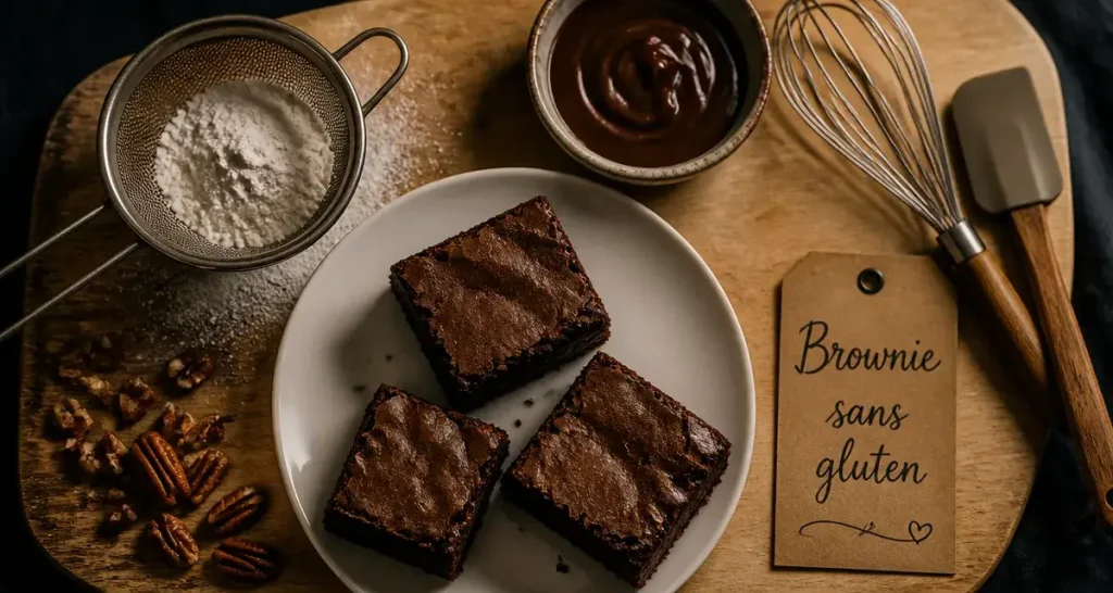 Brownie sans gluten : la recette inratable pour un cœur fondant