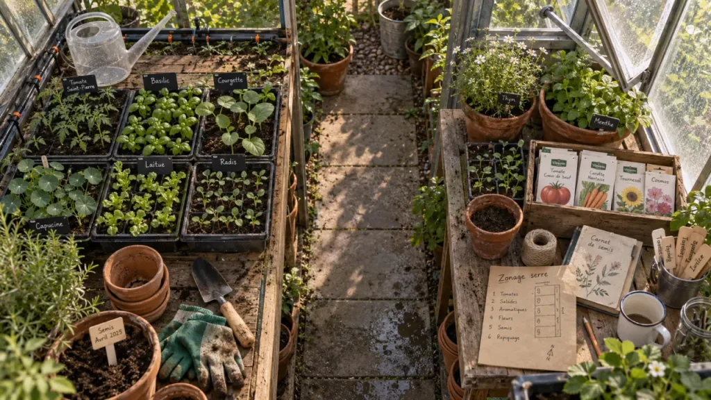 Aménagement d&rsquo;une serre de jardin : les 5 zones qui changent vraiment vos récoltes