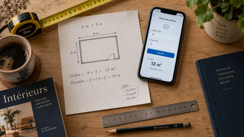 Calculateur m² sol : mesurez juste et achetez la bonne quantité