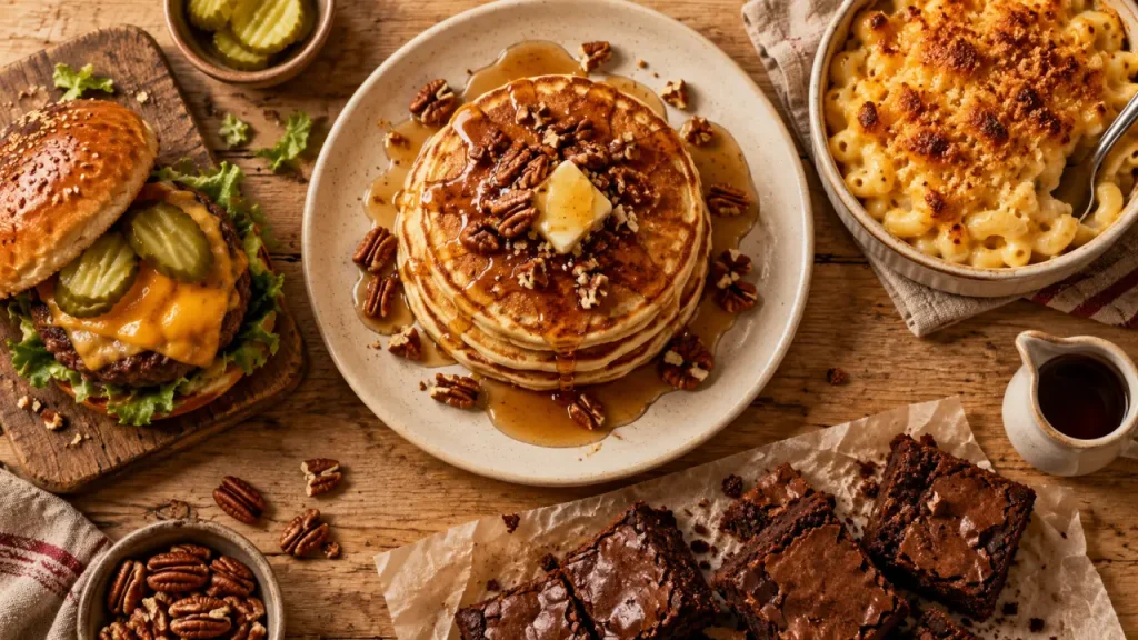 Cuisine américaine : 8 recettes emblématiques pour le brunch, le barbecue et le dessert