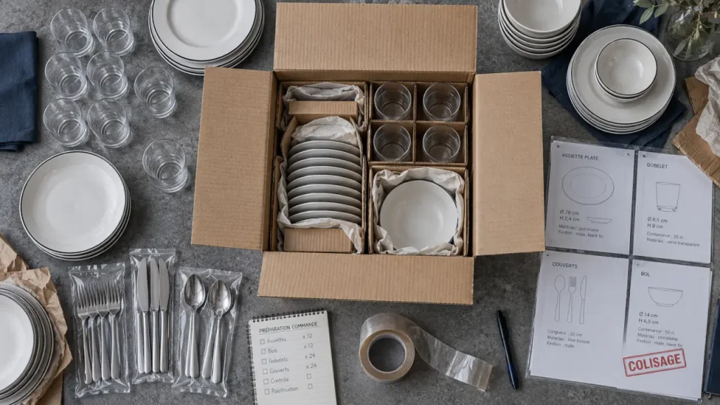 Grossiste art de la table : 5 vérifications avant un achat en volume